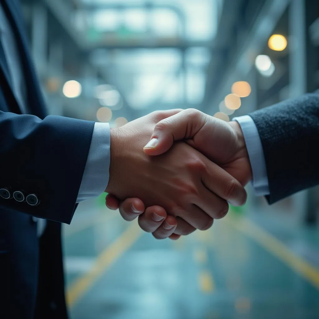 Successful client engagement handshake